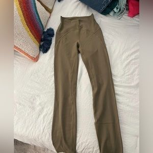 Green lululemon leggings